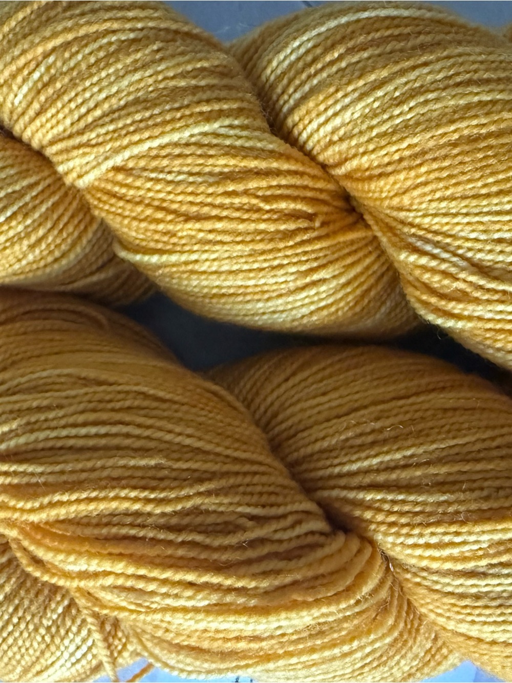 Hawthorne Fingering Weight Yarn - Golden Yellow - Compass - Picture 4 of 4